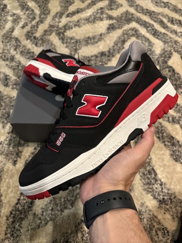 New Balance BB550SG1 Black/Red Size 8.5 Mens BNIB OG