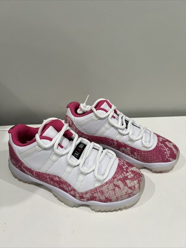 Pre-owned Jordan Nike Air  11 Retro Low Pink Snakeskin 2019 Ah7860-106 Women Size 6.5