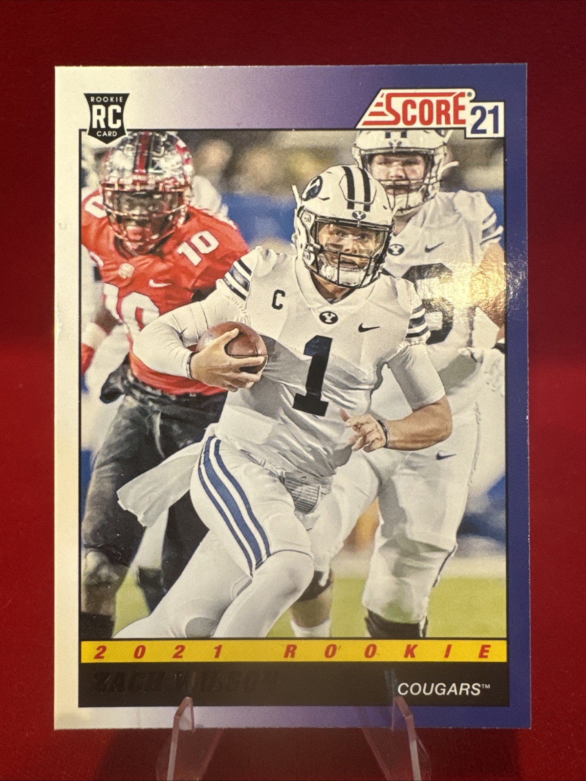 2021 Panini Score Football 1991 ZACH WILSON RC Rookie Card Jets #TB8. *B6
