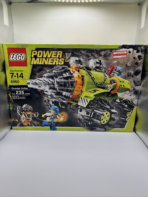 lego power miners 8960 thunder driller 99 complete 334918319883