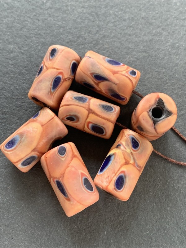 Millefiori Glasperle Venetian Atrade Bead Afrika Asien (E408) Indonesien