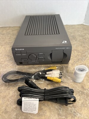 FUJIFILM PHOTO PLAYER AP-1 FUJI AP1 NEVER USED - Unit Cords Cleaner Cartridge