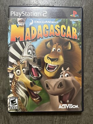 Madagascar PS2 Black Label (Sony PlayStation 2, 2005) No Manual