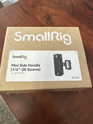 SmallRig Mini Side Handle Handgrip with Dual 1/4''-20 Screw Mount for Camera 2916