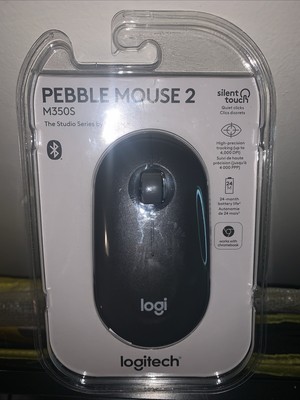 Logitech - Pebble Mouse 2 M350s Slim Lightweight Wireless Silent Ambidextrous...