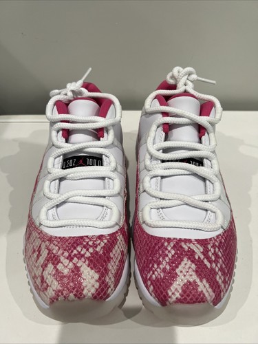 Pre-owned Jordan Nike Air  11 Retro Low Pink Snakeskin 2019 Ah7860-106 Women Size 6.5