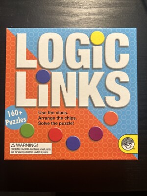 Logic Links Game Strategy Thinking Brain Teasers MindWare - 166 Puzzles