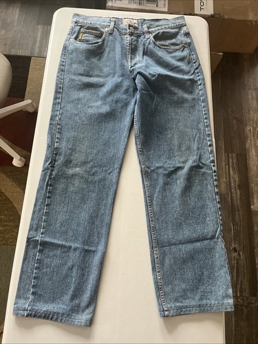 Made In Italy Giorgio Armani Jeans 34X 29.5 Eco Bleach | eBay