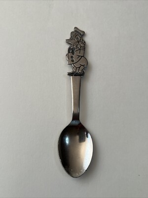 Vintage Donald Duck Walt Disney   Stainless Steel Spoon By Bonny 5-1/2 