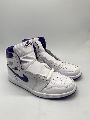 NIKE AIR JORDAN 1 RETRO HIGH COURT PURPLE WHITE CD0461-151 Women's Sizes 10-10.5