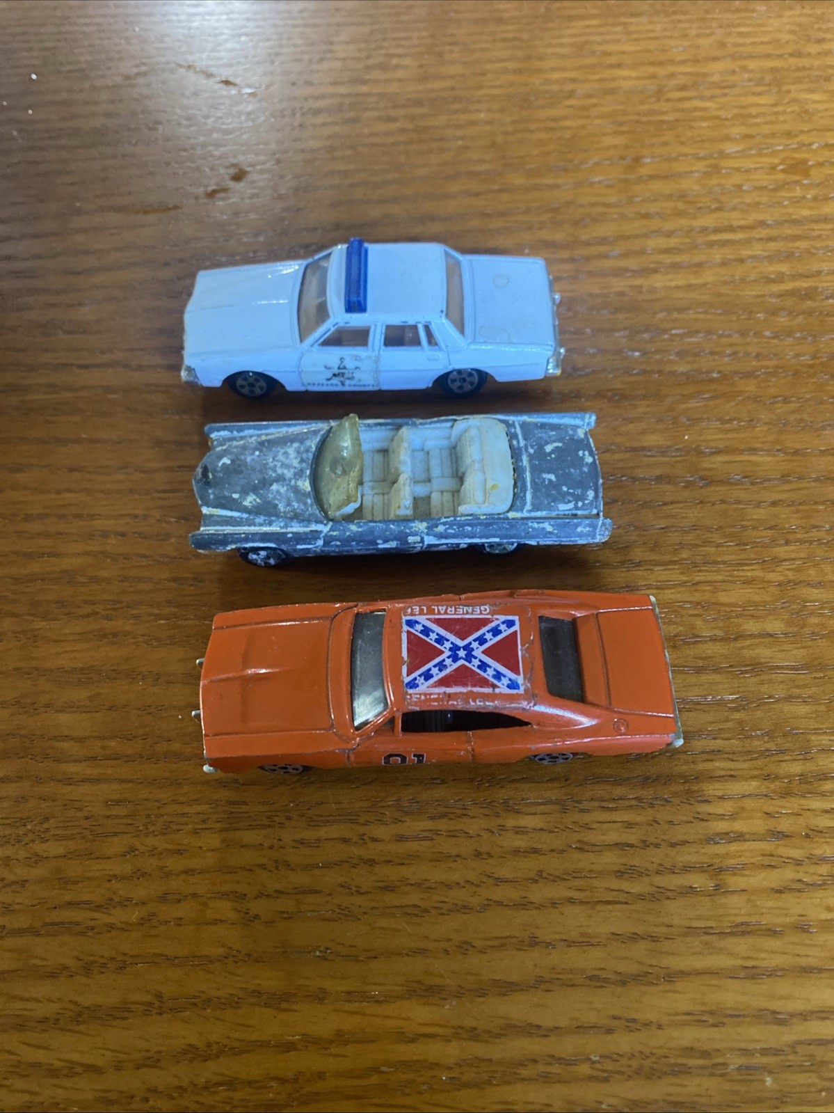 DUKES OF HAZZARD 4 DIECAST CARS 1/64 SCALE BY ERTL