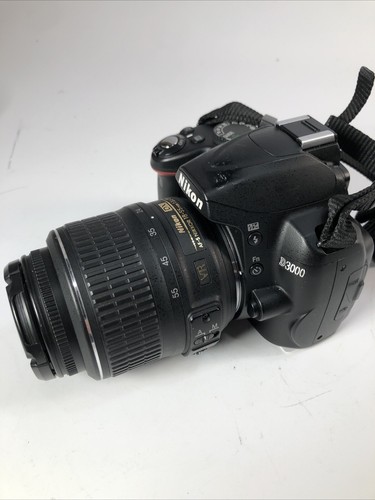 Nikon D3000 10.2MP DSLR Digital Camera + Nikon DX VR AF-S 18