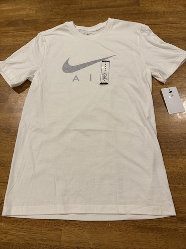 ★ドイツ発*NIKE*新作*AIR ベルベットBOXロゴ Tシャツ/WHITE★ NIKE/ナイキ WHITELABEL レプリカTシャツ 2003年 Made In PURT