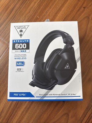Turtle Beach Stealth 600 Gen 2 MAX Wireless Amplified Gaming Headset   Black