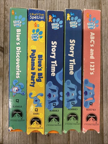 Blue［Times］ VHS Blue's Clues Blue's Big Musical Movie VHS 2000 Periwinkle