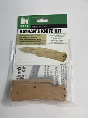 Nathan's Knife Kit CRKT Wood New Sealed Model 1032 - NEW