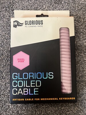 Glorious Coiled Keyboard Cable Pink
