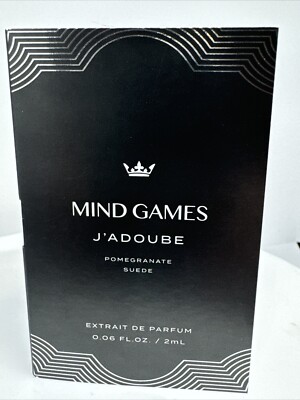 New Vial {Mind Games} J ADOUBE POMEGRANATE SUEDE Extrait de Parfum 2ML/.06 fl oz