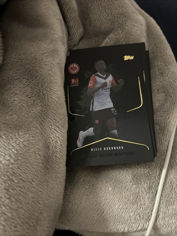 Match Attax Bundesliga 24/25 Nkounkou Black Edge Limited Edition Frankfurt #Le6