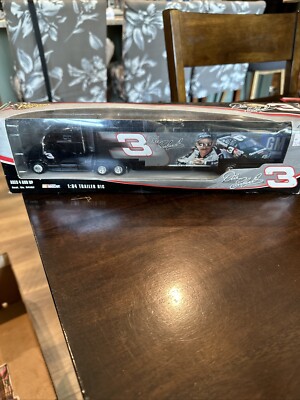 Winner's Circle NASCAR RCR #3 Dale Earnhardt 1:64 Scale Black Trailer Rig 2004