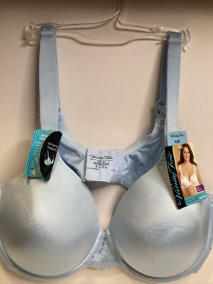 Vanity Fair 75371 Beautiful Benefits Elegance  Under Wire Bra Blue 42C
