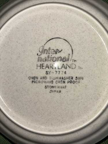 Vintage Heartland Salad Plates International Stoneware Japan