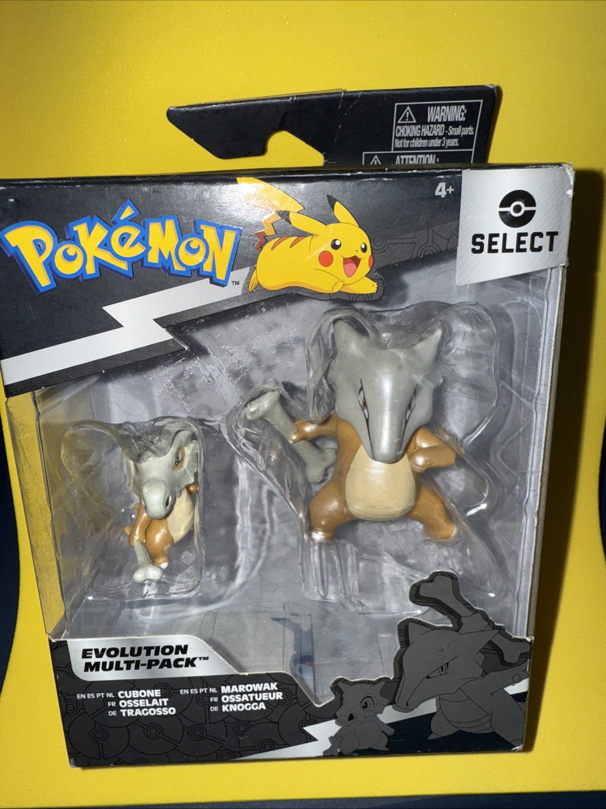 Jazwares Pokemon Evolution Multi-Pack: Cubone + Marowak New In Box Sealed