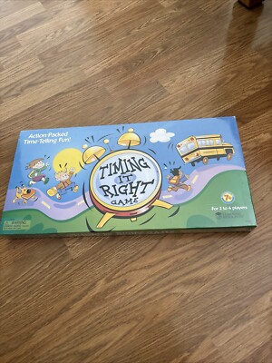 Learning Resources 'TIMING IT RIGHT' Children's Time Telling Game Sealed