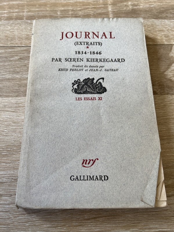 Journal Extraits 1834-1846 SÅRen Kierkegaard