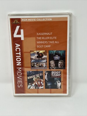 4 Action Movies: Juggernaut / The Killer Elite / Winners Take All / Boot Camp  