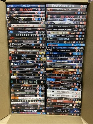 APPROX 80x HORROR DVD BUNDLE JOBLOT Enigma Knowing Cloverfield Ghost Ship