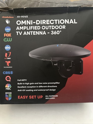Tv Dish Antenna Omni directional Amplified Outdoor Tv Antenna - 360.  Read ***