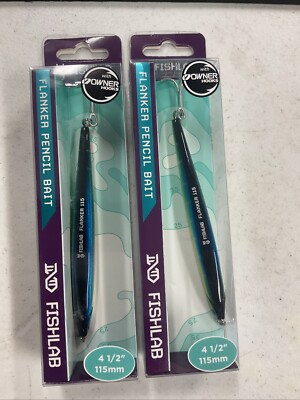 (2pk) Fishlab Flanker Pencil Bait 4 1/2  1oz Sinking FUNA  *NEW*   Save 