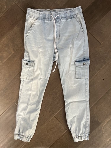 V.I.P Jeans Light Blue Denim Cargo Size (13/31) | eBay