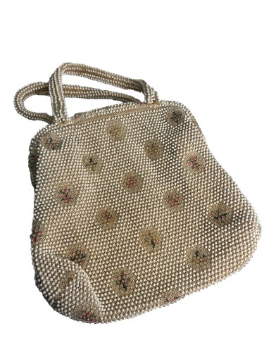 着物・浴衣 Clasp bead bag/retro vintage/Flower 着物・浴衣 Clasp bead bag/retro vintage/Flower Japanese