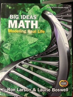 Big Ideas Math: Modeling Real Life Common Core - Grade 6 Student Edition Modeli,
