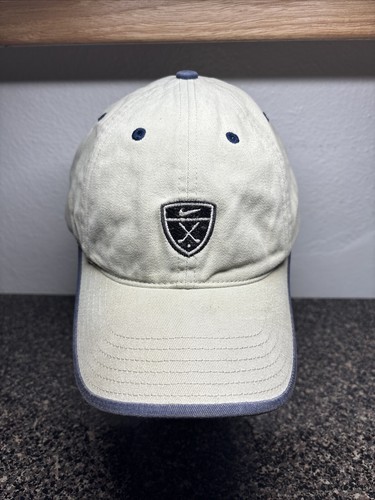 Nike Golf Flex Fit Adjustable Shield Logo Hat Size SQ One