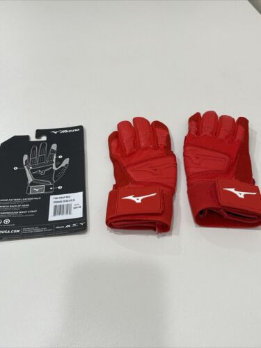 Mizuno Women's F360 Wrap Softball Batting Gloves Red Size S