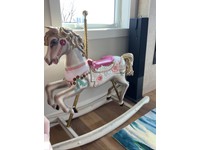 s & s wood carvers rocking horse