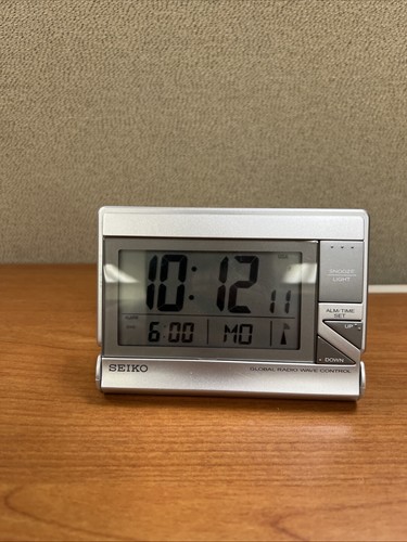 SEIKO ALARM CLOCK WORLD TRAVEL GLOBAL RADIO CONTROLLED MODEL SEIKO ALARM CLOCK WORLD TRAVEL GLOBAL RADIO CONTROLLED MODEL