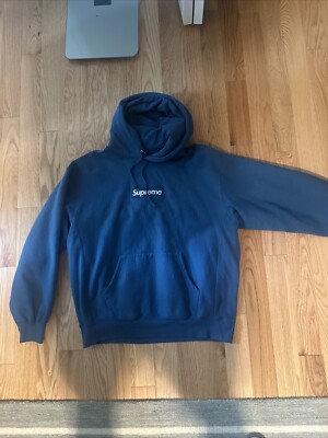 supreme box logo hoodie fw21 adult large hooded new sweater pullover 285069958005