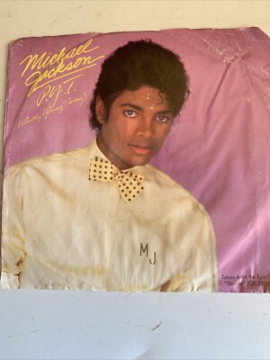 Vtg MICHAEL JACKSON PYT 45 VINYL RECORD Pretty Young Thing 45 RPM Epic P.Y.T.