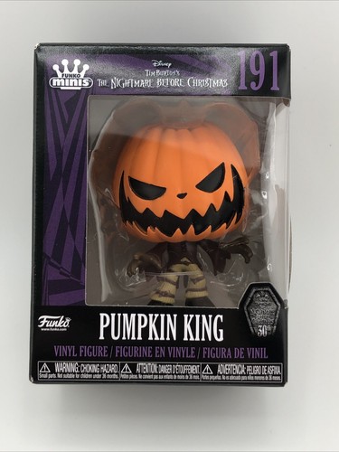 Funko Minis ~NIGHTMARE BEFORE CHRISTMAS #191 PUMPKIN KING