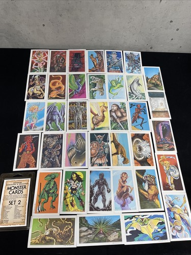 Lot Of 37 1982 Advanced Dungeons & Dragons Monster Cards | eBay