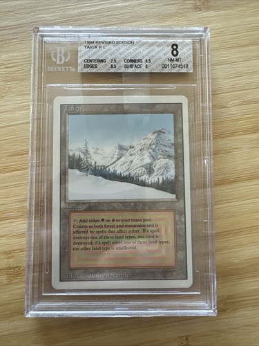MTG Taiga 美品　鑑定品　デュアルランド Magic The Gathering REVISED TAIGA DUAL LAND card MTG | eBay