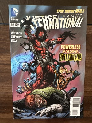 Justice League International (Volume 2) #10 Batman Green Lantern Dan Jurgens 9.4
