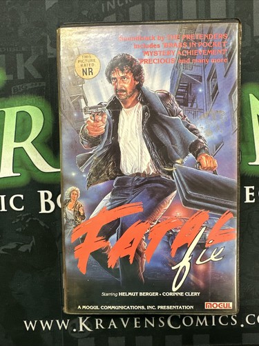 Fatal Fix VHS VCR Video Tape Used Movie Mogul Clamshell VERY