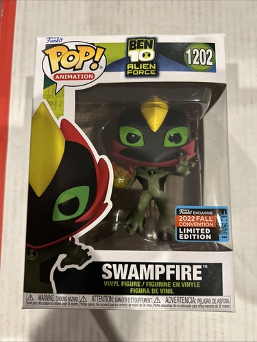 Funko Pop! SWAMPFIRE, BEN 10, Alien Force, 1202, Animation