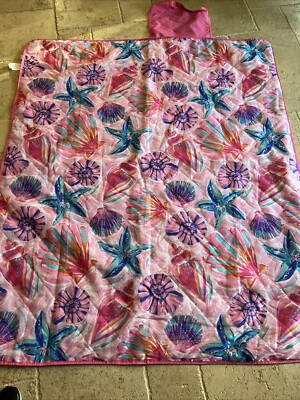 Mainstays Outdoor Blanket Shell Pink 50 x 70” Picnic/Beach/Lawn/sports NEW