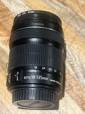 Canon EF S 18-135mm f/3.5-5.6 IS STM Zoom Lens w/CPL Filter #003
